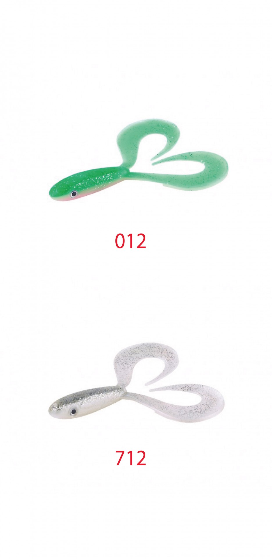 Balzer 13676 Shirasu Pike Collektör UV 12cm Silikon Suni Yem 24'lü Set