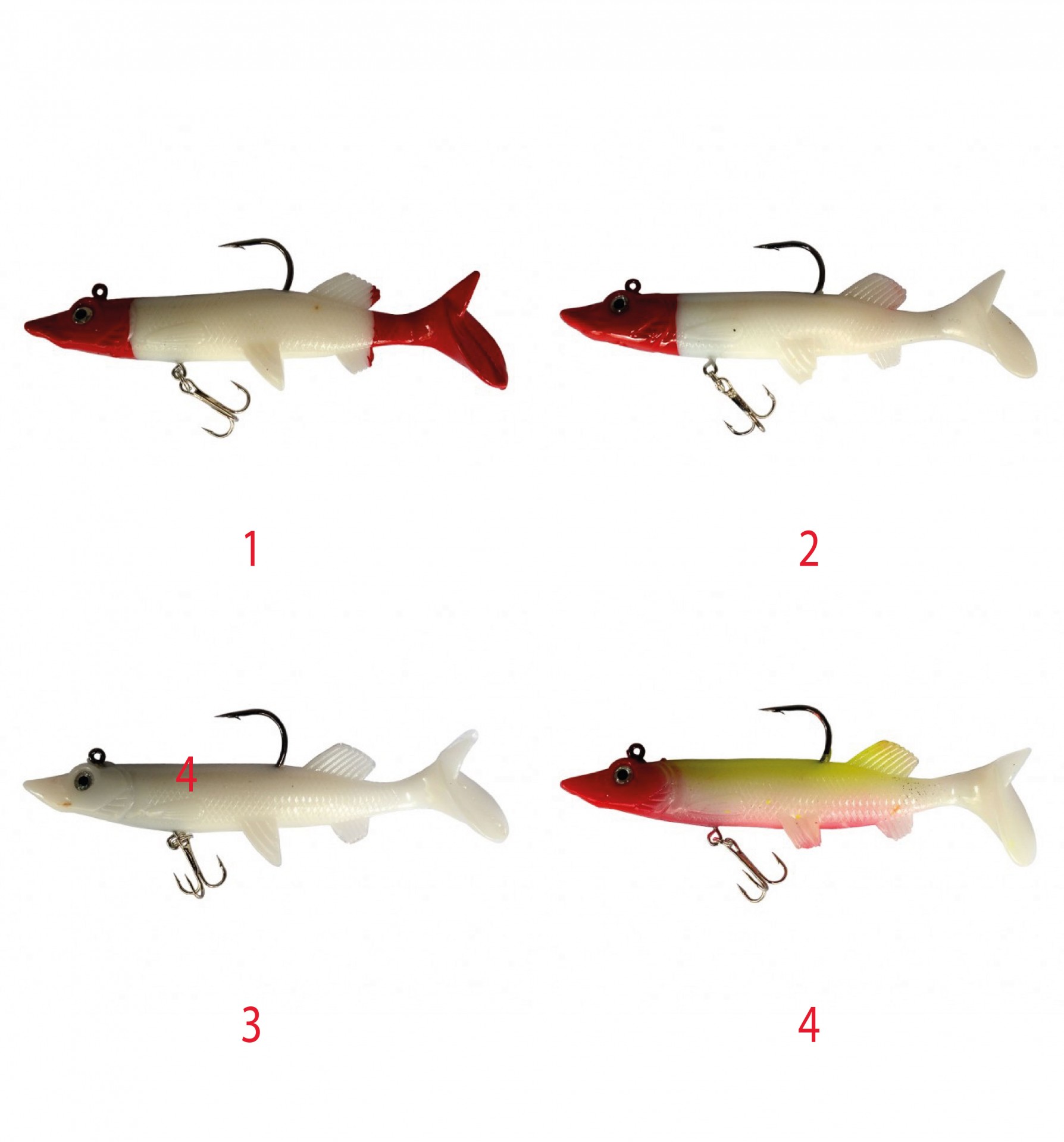 Captain 3552 Bobo Pike Soft 10cm Turna Silikonu Suni Balık