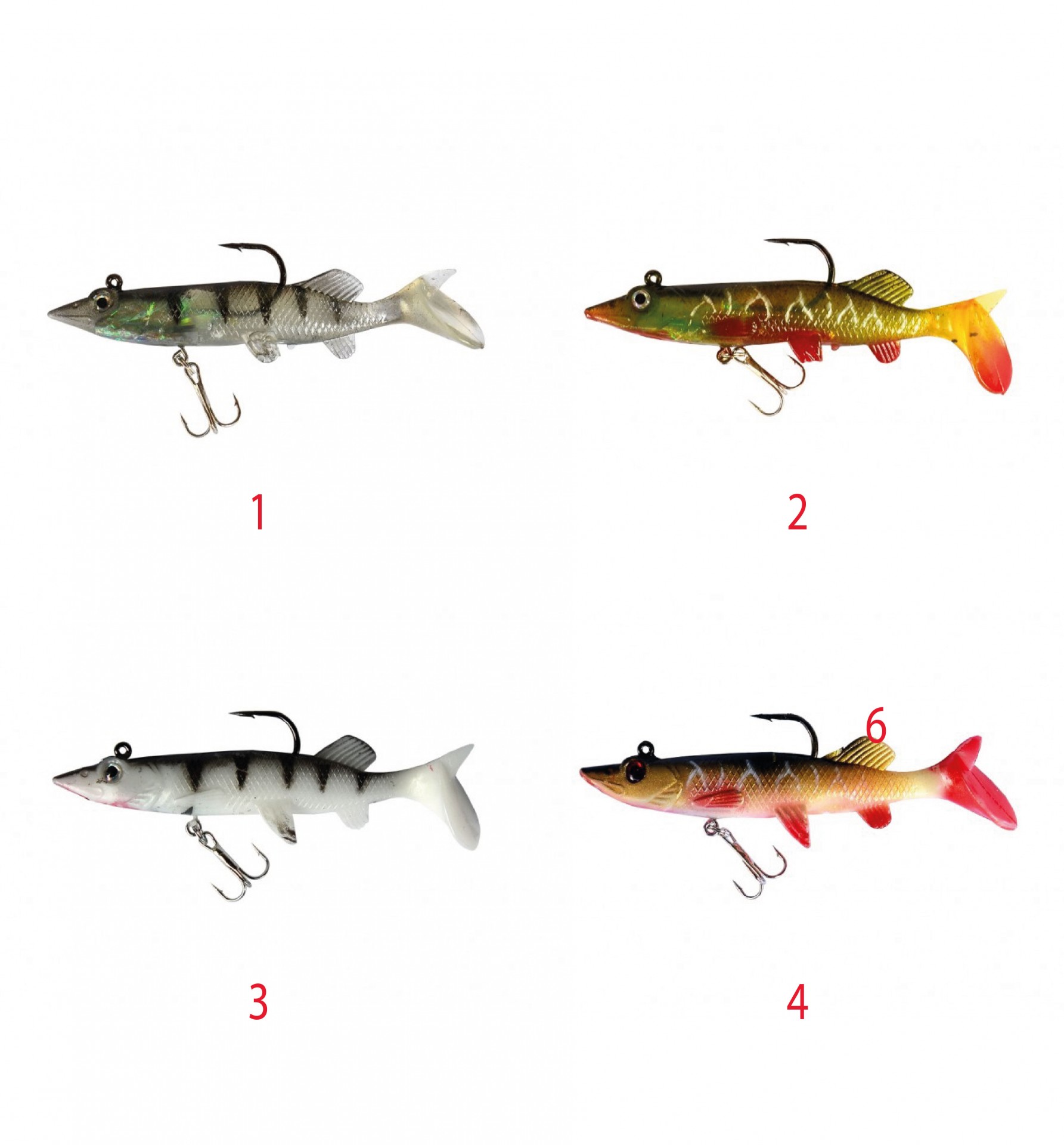 Captain 3546 Steady Pike Soft 10cm Turna Silikonu Suni Balık