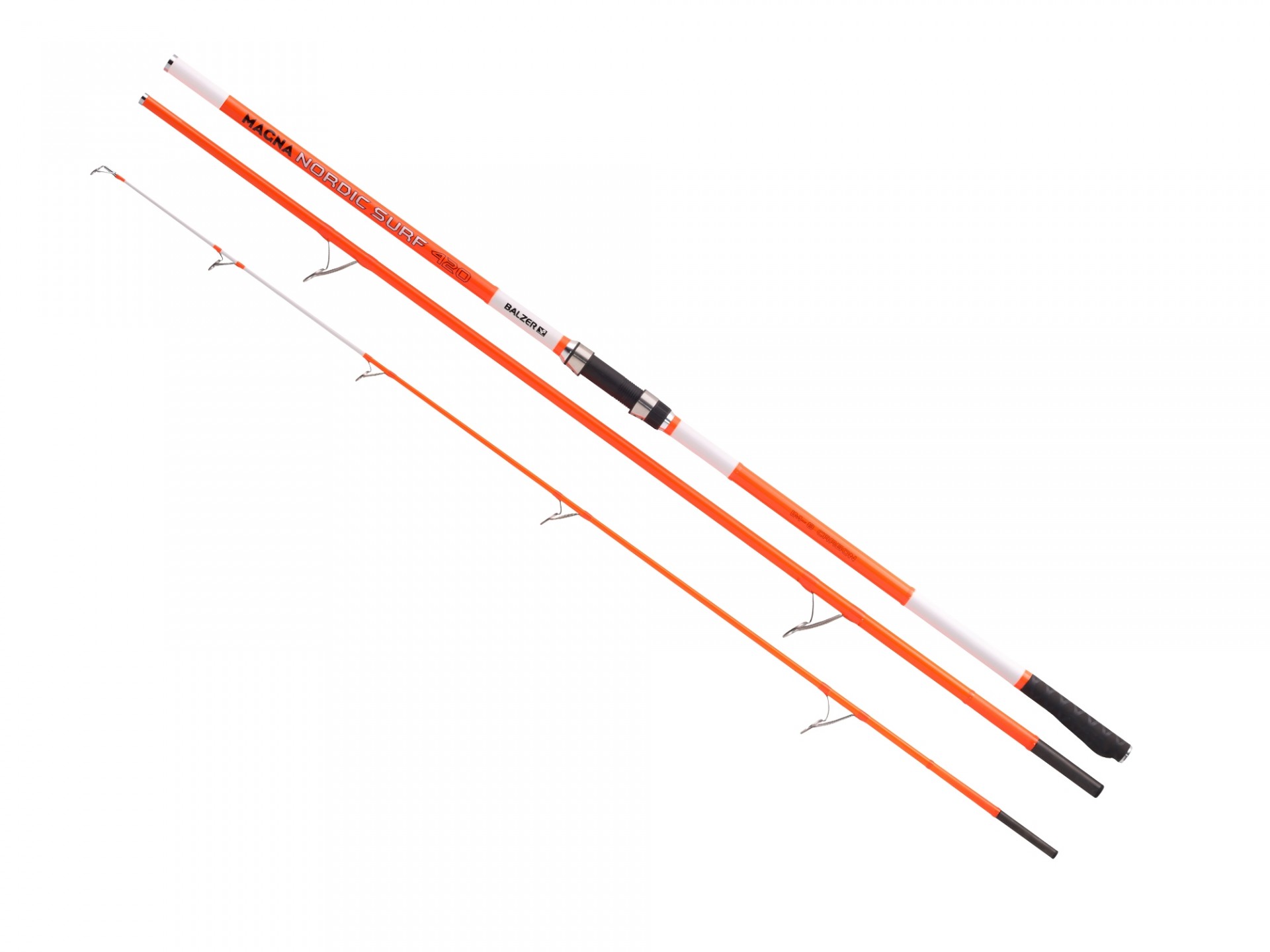 Balzer Magna Nordic IM-8 Carbon 420cm 3 Parça Surf Kamış 80-240gr Atar