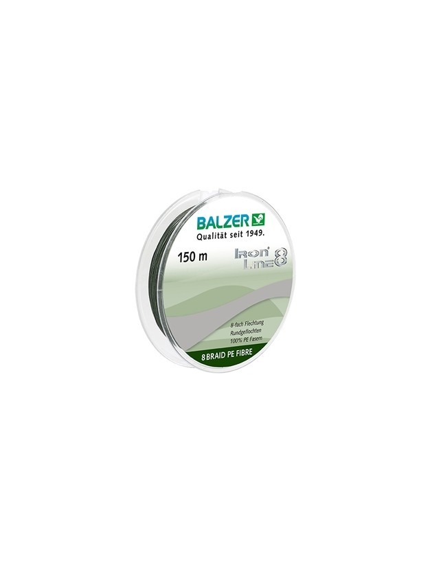 Balzer 12663 İron Line Soft PE 8 Örgü İp Misina 150mt Yeşil