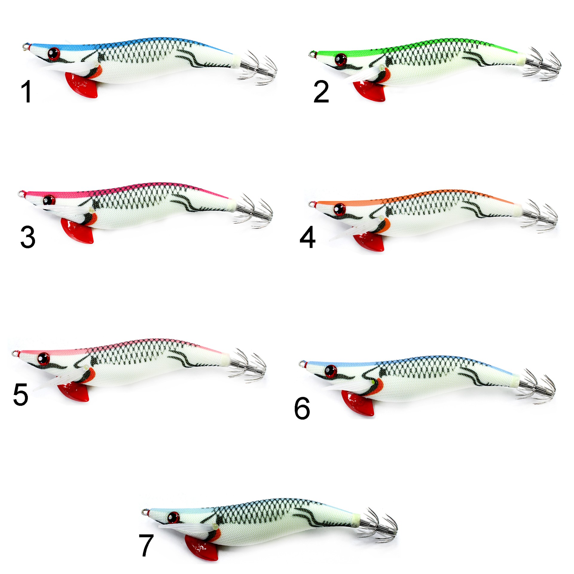 Captain 3031 Kalamar Zokası 12cm Casting Bilyeli Squid Size 3.5 18gr 