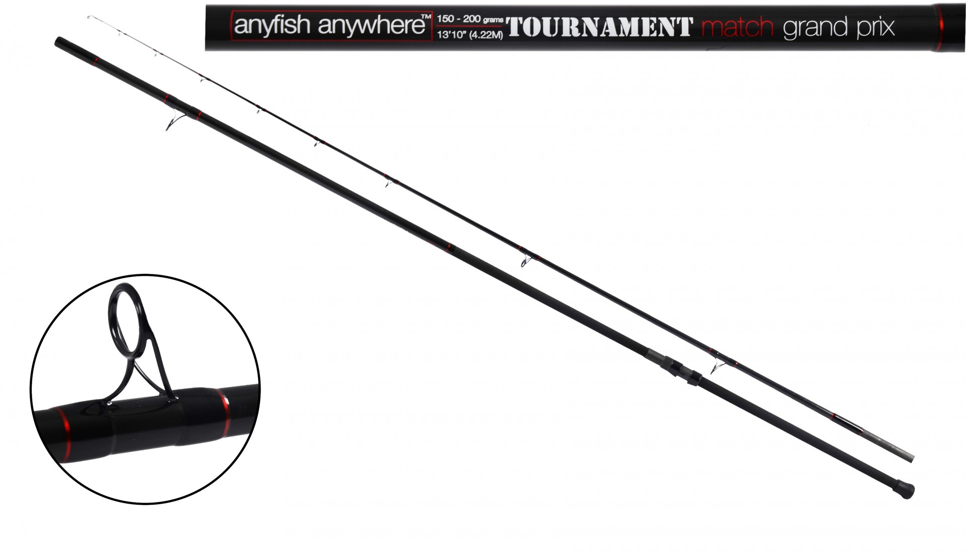Anyfish Tournament Match Grant 2 Parça Atış Kamışı 422cm 150-200gr Atar