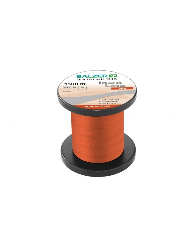 Balzer 12634 İron Line Sea Casting 4 Kat İp Misina 1.500mt Kırmızı