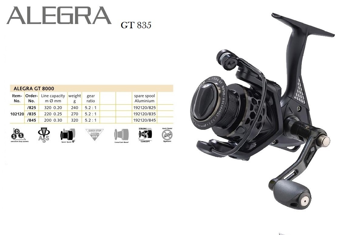 Balzer Alegra GT Spin Makine 7+1 BB