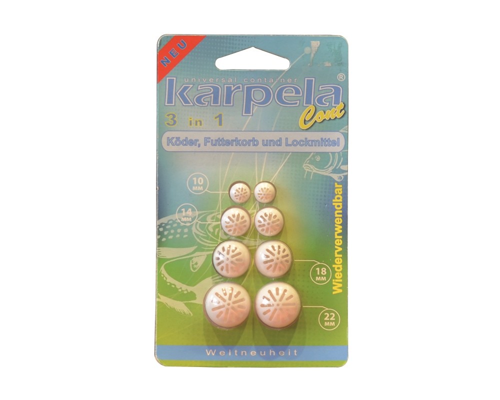 Karpela Cont Yem Tüpü Uzun Delikli 10-14-18-22mm 4'lü Set 