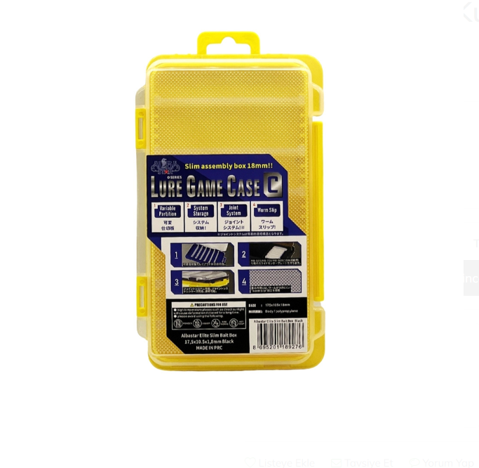 Alba Star Elite Lure Game Case C 10.5 Cm Balıkçı Kutusu