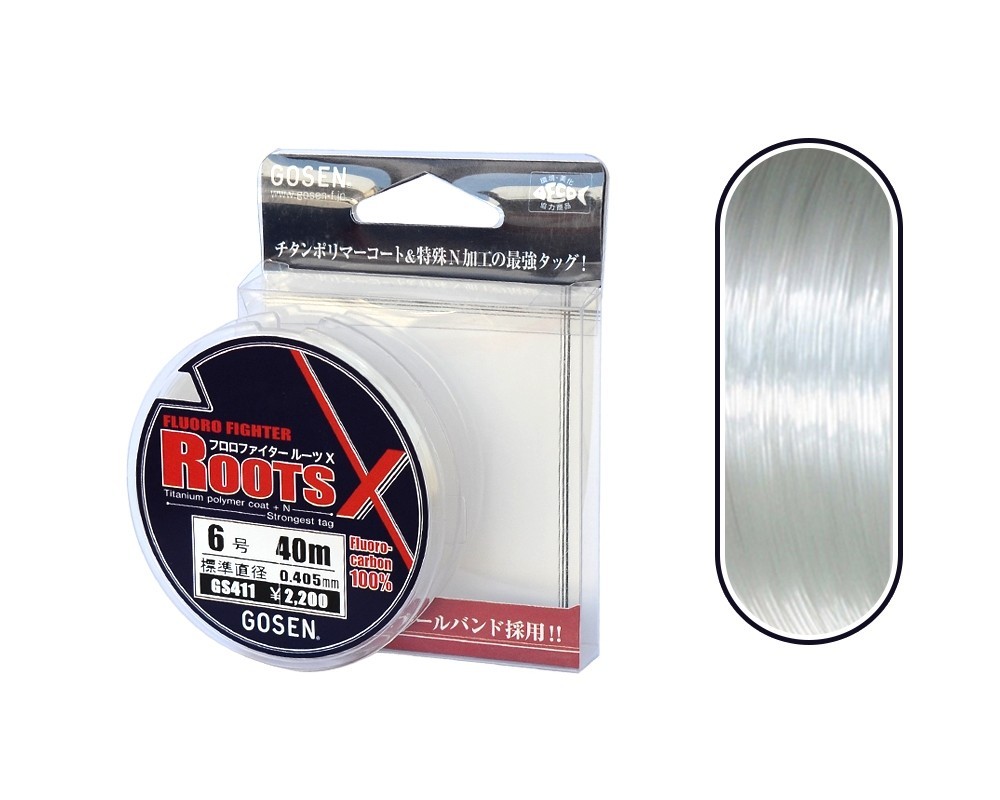Gosen Fluoro Fighter Roots %100 Fluoro Carbon Misina 40mt