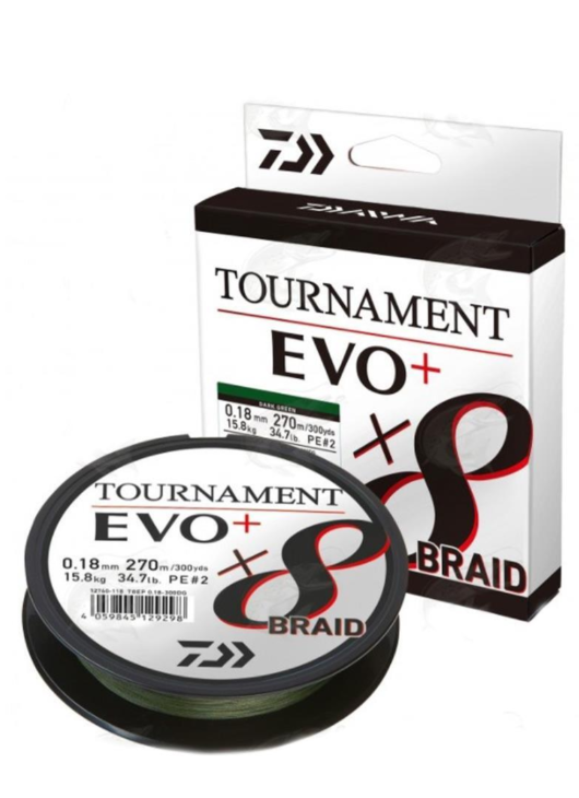 Daiwa Tournament 8B EVO+ Dark Green 135m İp Misina