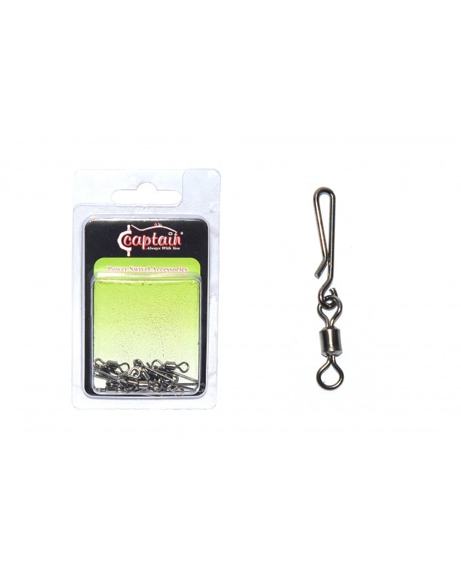 Captain 5128 Speed Maket Klipsi 10'lu Paket Black Nikel