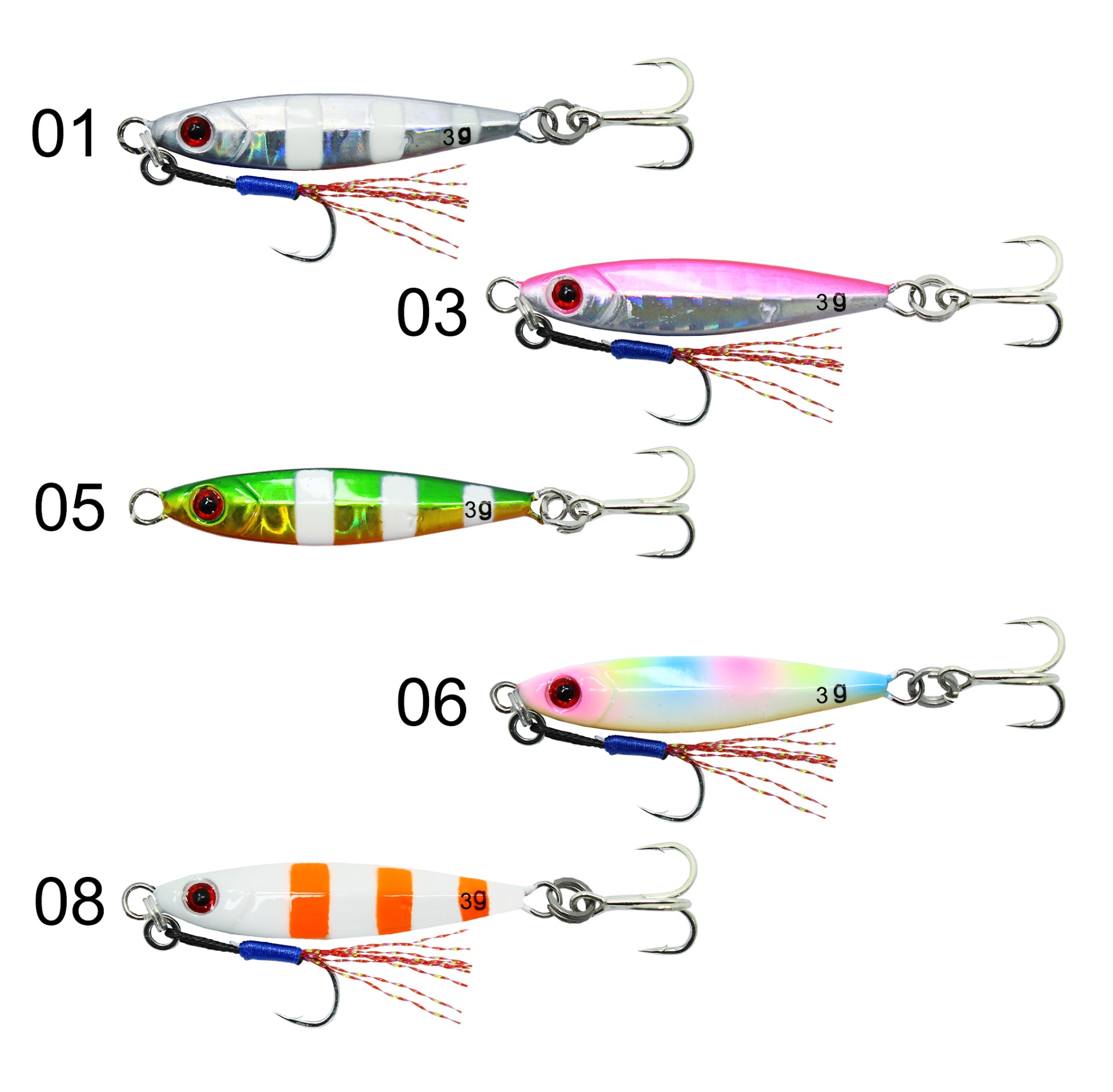 Captain 3658 Flutter Mini Jigger 3gr LRF Jig Suni Yem