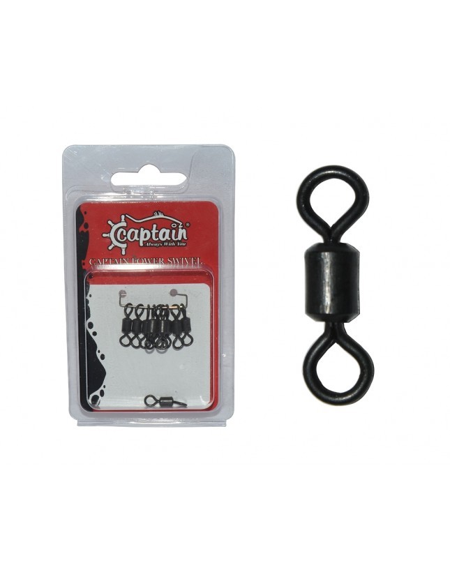 Captain 5006 Rulmanlı Fırdöndü 3'lü Paket Mat Black