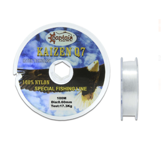Captain Q7 Kaizen 100mt Monofilament Misina Beyaz